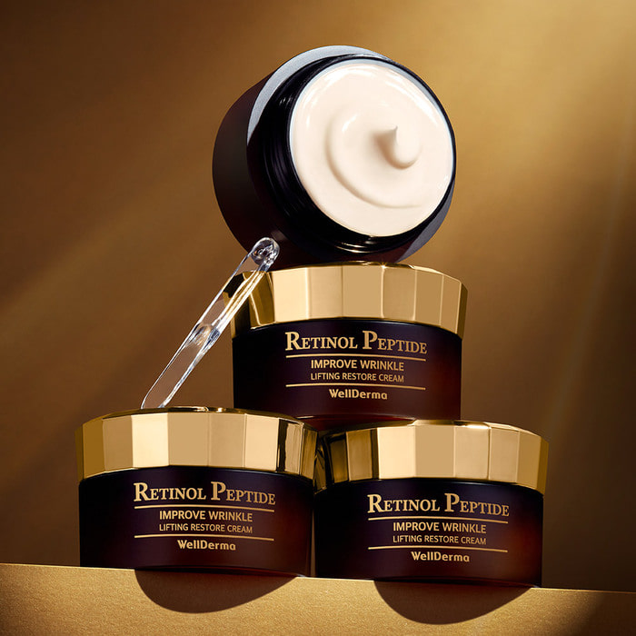 Kem phục hồi nâng cơ WellDerma Retinol Peptide 50g - Ảnh 3