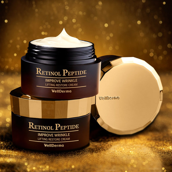 Kem phục hồi nâng cơ WellDerma Retinol Peptide 50g