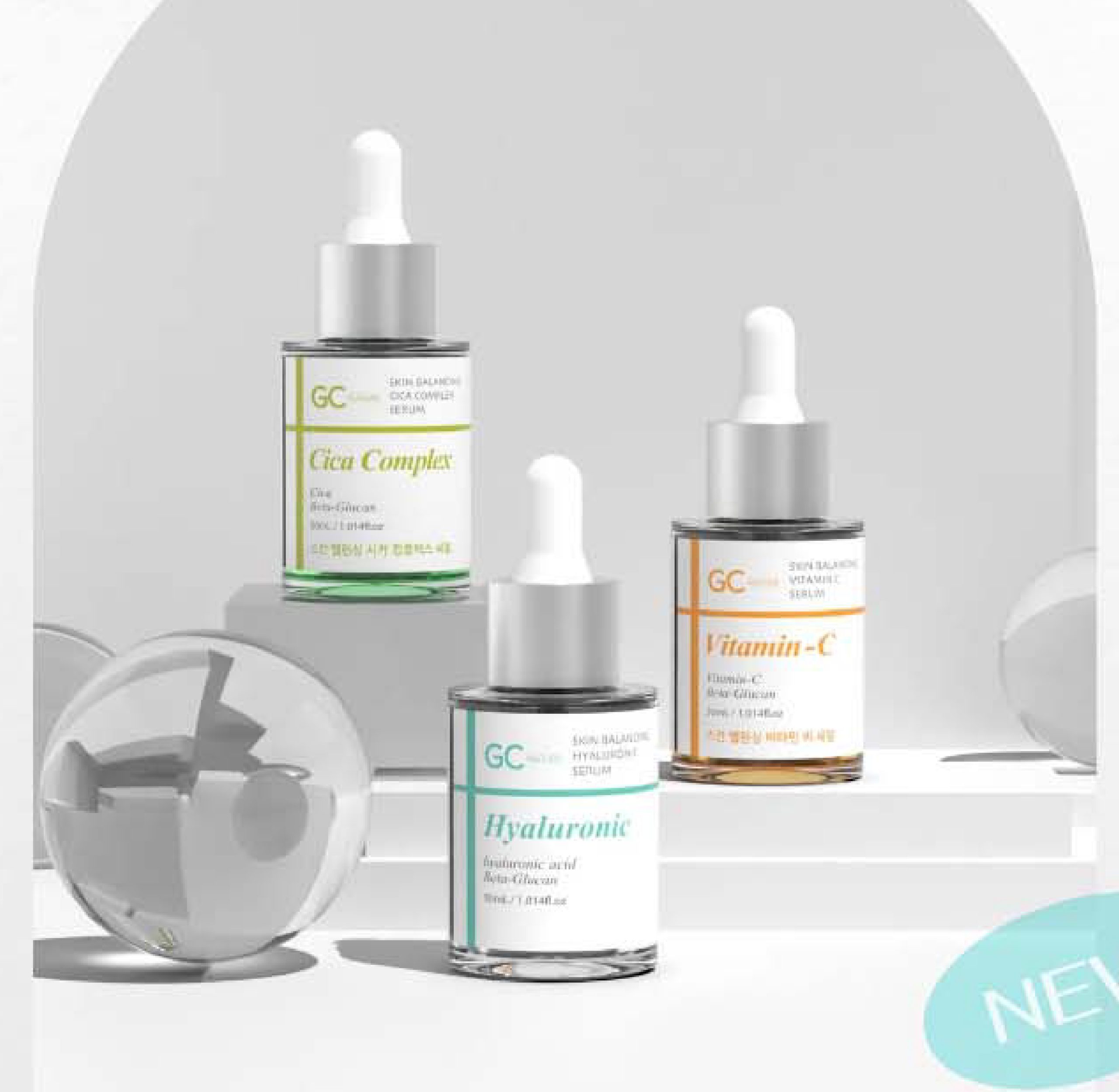 Serum cân bằng da GC NAUTURE HYALURONIC/CICA COMPLEX / VITAMIN C
